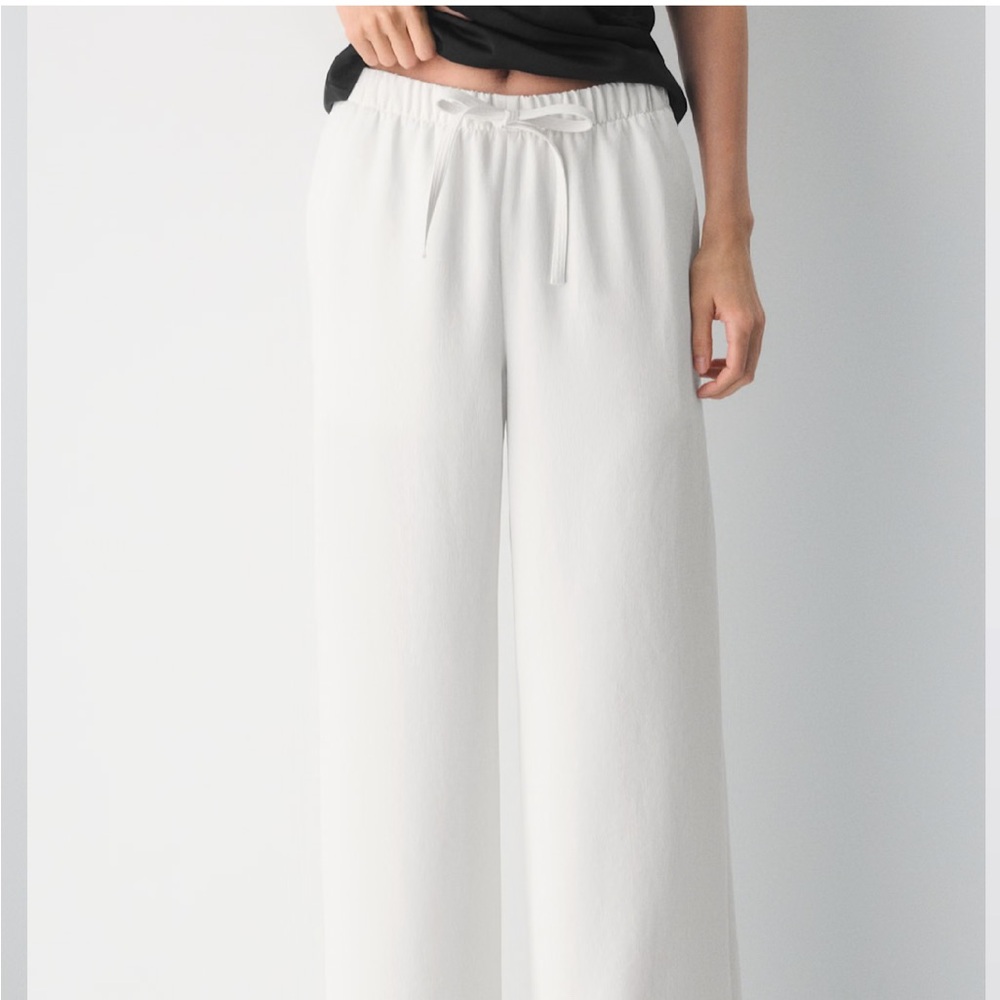 Elegant White Women's Pants